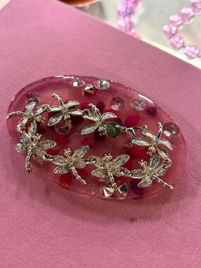 Sterling silver Dragonfly tennis Bracelet